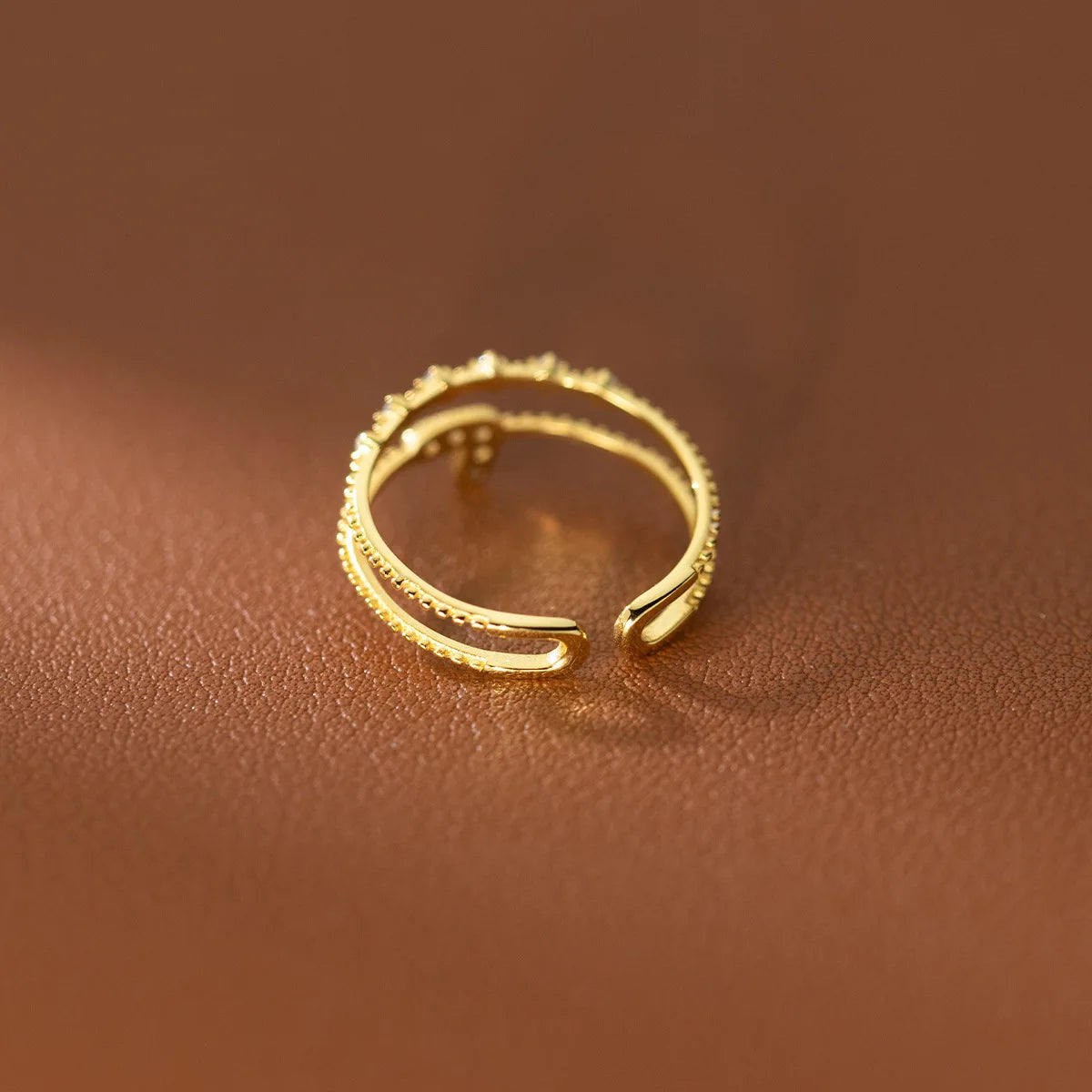 Vera Dual Band Heart Ring – S925 Sterling Silver (Gold / Silver Plating)