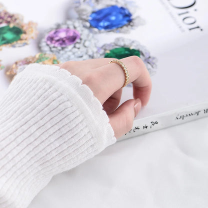 Hexa Radiance Eternity Band – S925 Sterling Silver (Gold / Silver Plating)