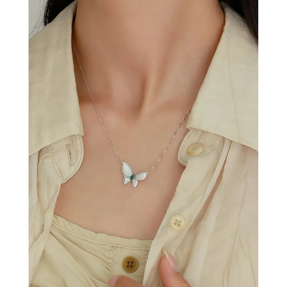 Butterfly Wings Necklace – S925 Sterling Silver Pendant