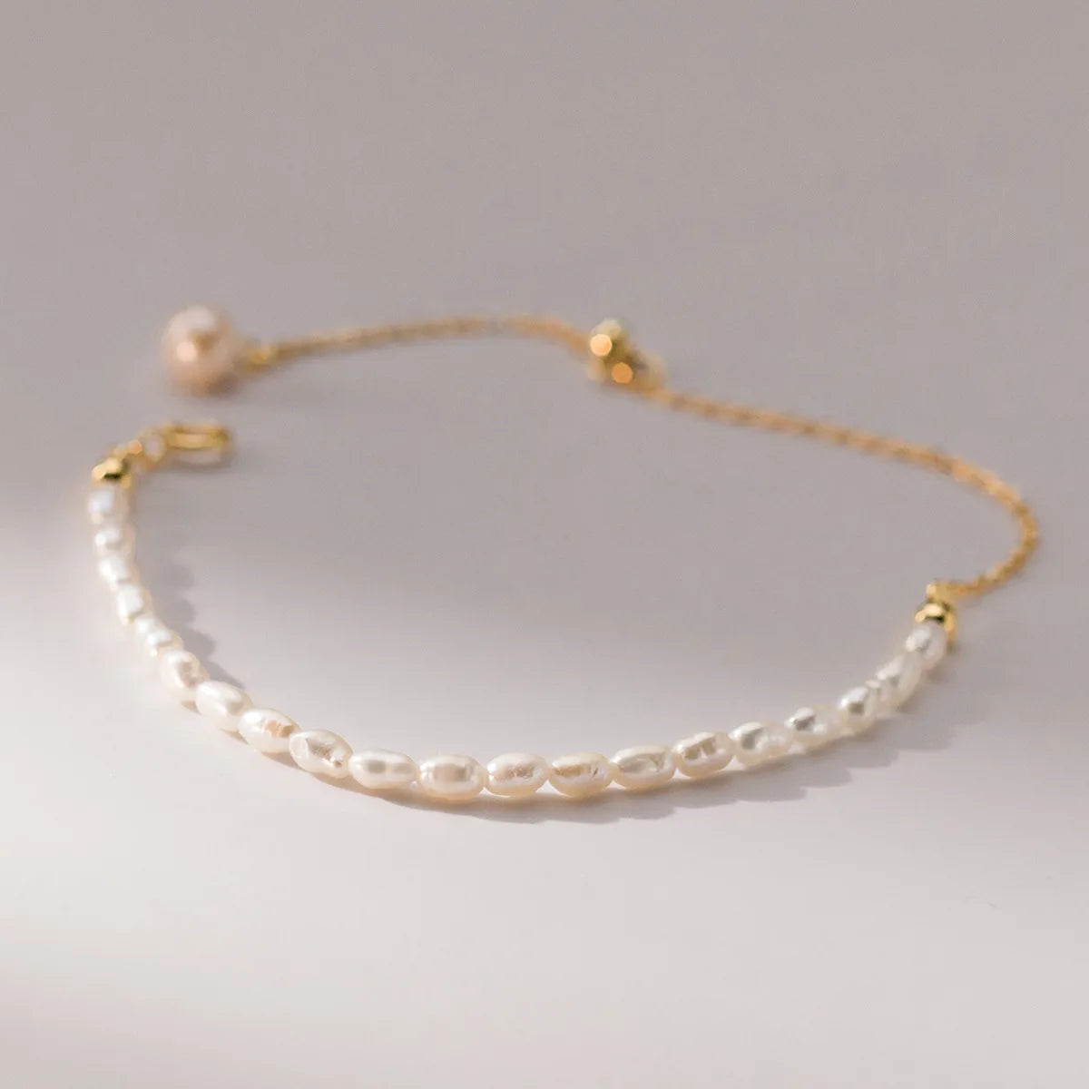 Isla Freshwater Pearl Bracelet – 18K Gold Plated & S925 Sterling Silver