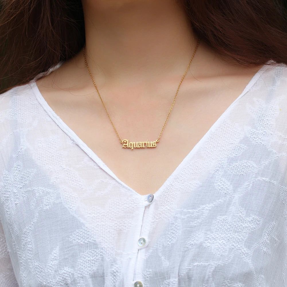 Celestial Zodiac Necklace