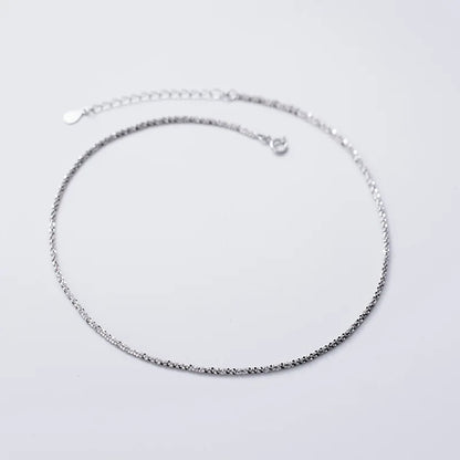 Lunar Glow Layered Necklace – S925 Sterling Silver (Gold / Silver)