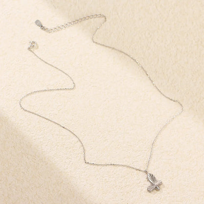 Butterfly Glow Necklace – S925 Sterling Silver Pendant