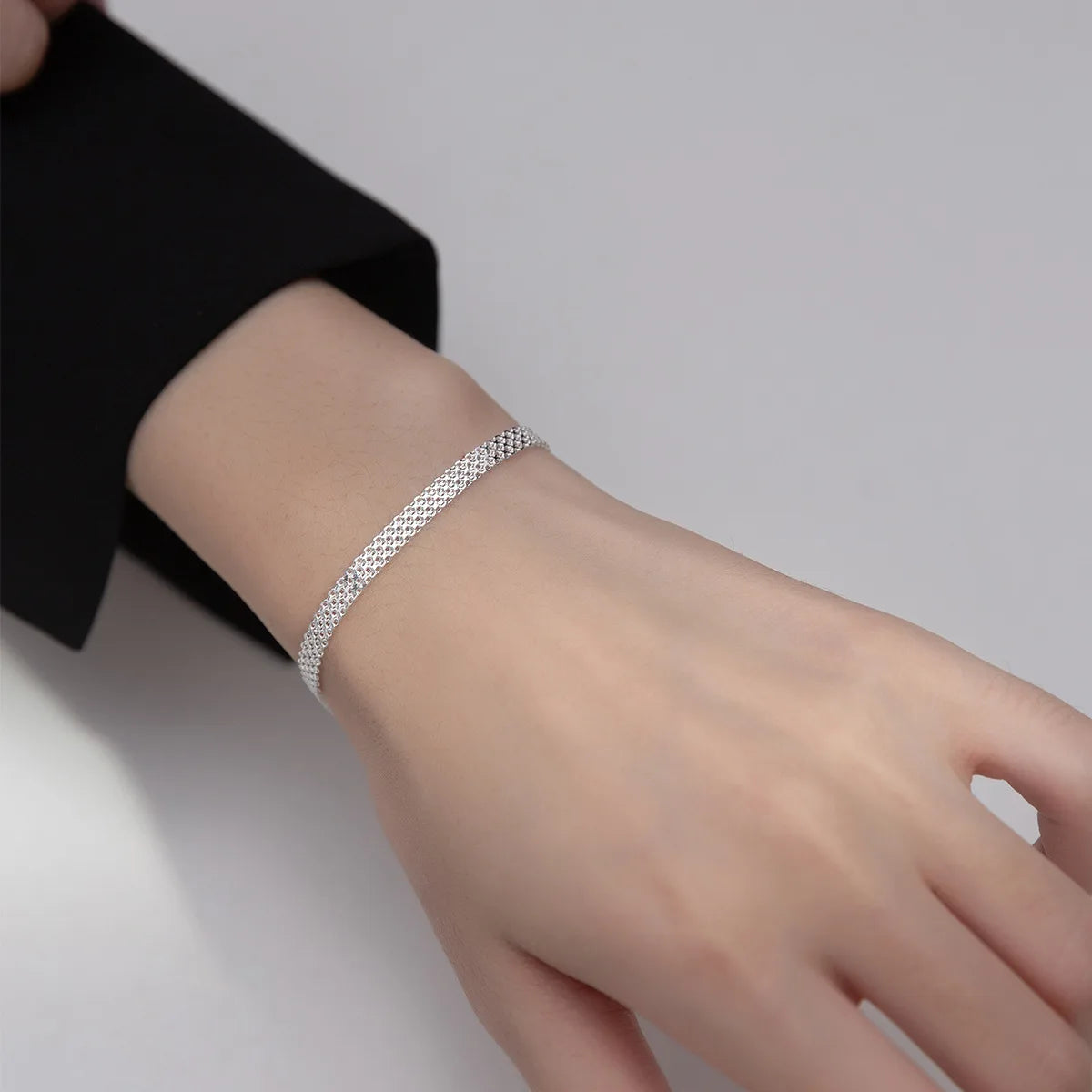 Luna Dual Chain Bracelet – 18K Gold Plated & S925 Sterling Silver