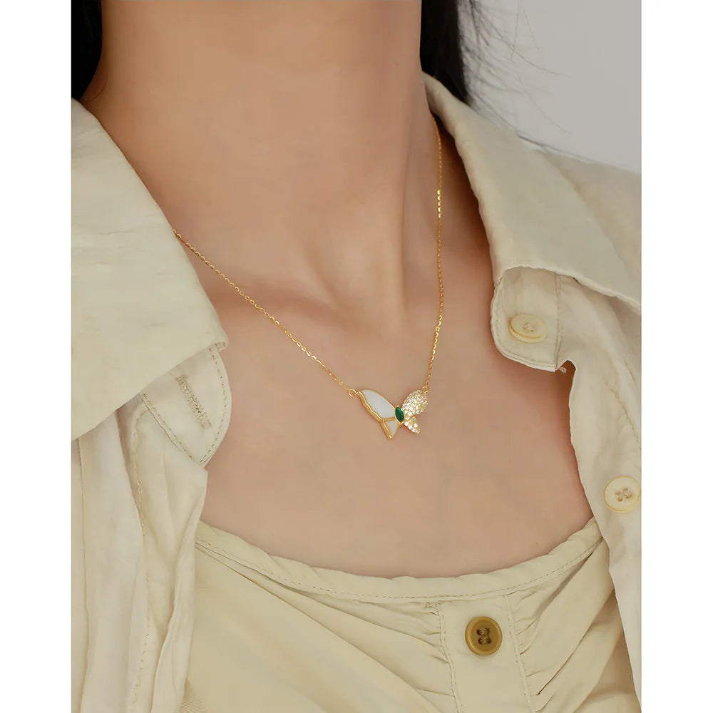 Butterfly Wings Necklace – S925 Sterling Silver Pendant
