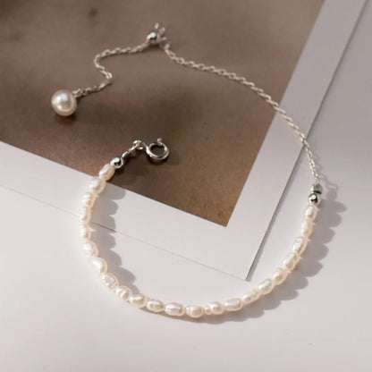 Isla Freshwater Pearl Bracelet – 18K Gold Plated & S925 Sterling Silver