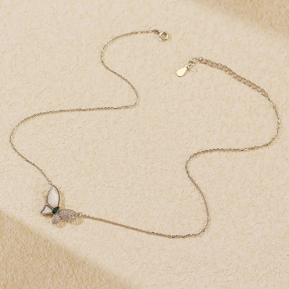 Butterfly Wings Necklace – S925 Sterling Silver Pendant