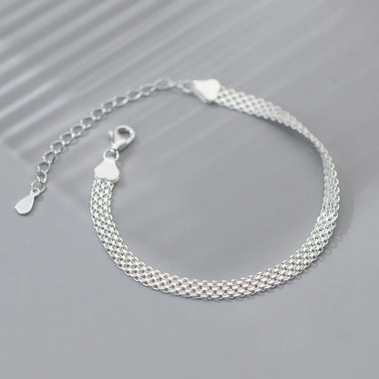 Luna Dual Chain Bracelet – 18K Gold Plated & S925 Sterling Silver